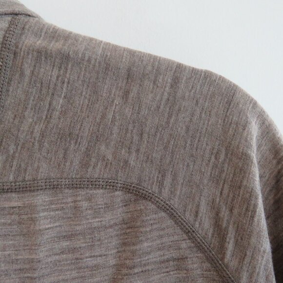 ICEBREAKER | RealFLEECE® Sierra Merino Wool Zip Up Jacket Sweater Oatmeal Sz M - Picture 14 of 16